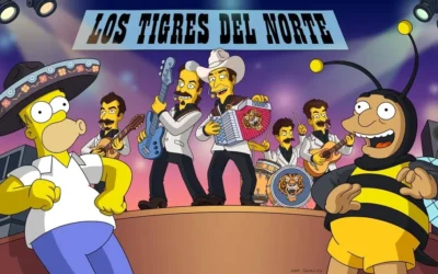 ‘Los Tigres del Norte’ llegan a ‘Los Simpson’; cantarán corrido original