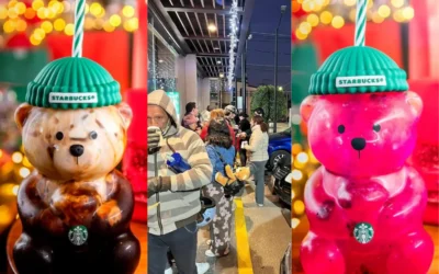 El furor por el vaso Bearista desata largas filas, reventa y caos en Starbucks México