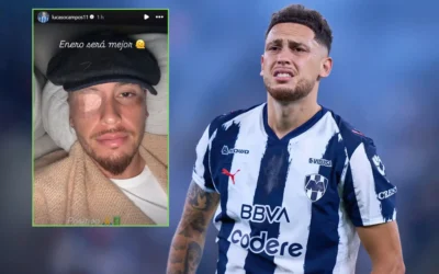 Lucas Ocampos manda un mensaje tras sufrir una parálisis facial y perderse la pretemporada con Rayados