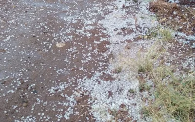 En la zona Rural del municipio se registró caída de granizo