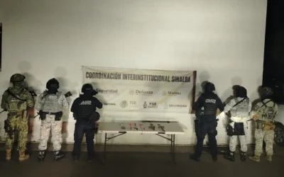 Grupo Interinstitucional realiza revisión y asegura objetos prohibidos en el Centro Penitenciario Aguaruto.