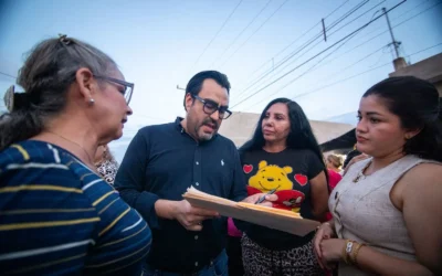 Juan de Dios Gámez cumple a vecinos de la colonia Antonio Toledo Corro; ‘se trata de que le vaya bien a las colonias’
