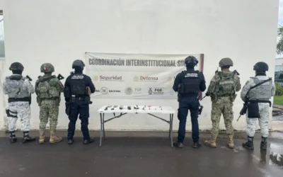 Este lunes, el Grupo Interinstitucional aseguró objetos prohibidos durante una revisión en el Centro Penitenciario de Aguaruto