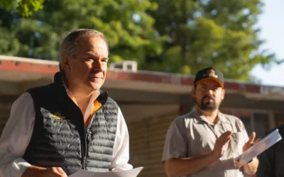 Empresarios liderados por Sergio “Pío” Esquer mejoran infraestructura en escuelas primaria.