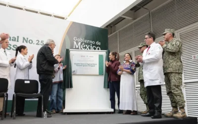 Presidenta Claudia Sheinbaum inaugura hospital general No 25 “General Ignacio Zaragoza “ del IMSS en beneficio de medio millón de derechohabientes.