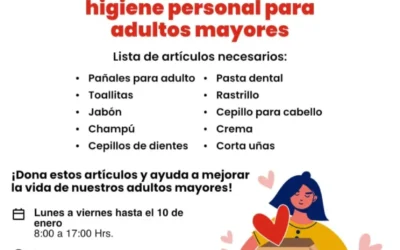 La Cruz Roja Culiacán impulsa campaña de recolección de artículos de higiene para adultos mayores