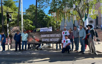 Agricultores del Valle de Culiacán se manifiestan en distintos puntos del municipio y en la Catedral