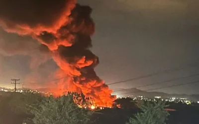 Incendio en pensión federal de Mazatlán deja dos personas gravemente heridas