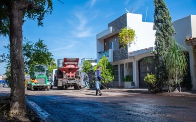 Mejoran vialidades en Villas del Manantial y refuerzan seguridad peatonal en bulevar Enrique Sánchez Alonso