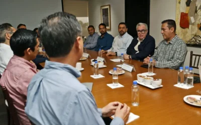 Encabeza Gobernador Rocha reunión con comercializadores de garbanzo previo a la asistencia de Sinaloa a la Expo Gulfood en Dubai.