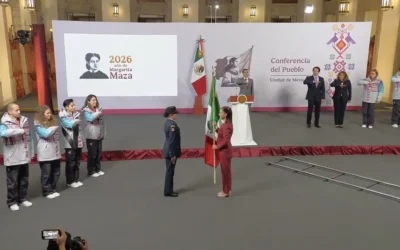 Sheinbaum abandera a la delegación mexicana para los Juegos Olímpicos de Invierno, Milano Cortina 2026