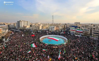 Miles salen a las calles de Teherán en apoyo al gobierno iraní