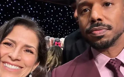 Redes se burlan de Alessandra Rosaldo tras pedir foto a Michael B. Jordan quien posó incómodo