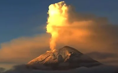 Popocatépetl registró 9 emisiones las últimas 24 horas y autoridades refuerzan llamado a la prevención