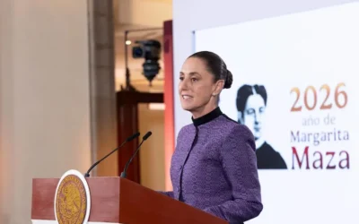 Sheinbaum se reunió con Luisa María Alcalde y Andy Beltrán en Palacio Nacional: “Quisieron informarme qué están haciendo”