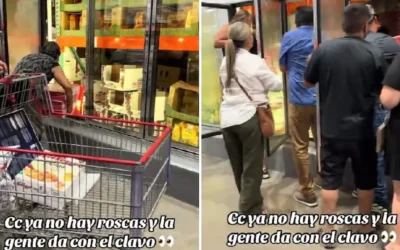 Clientes exhiben roscas de Reyes escondidas en congeladores de centro comercial en Culiacán