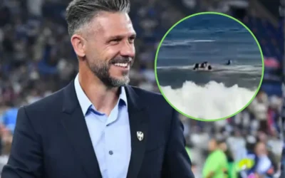 Martín Demichelis y su familia, rescatados del mar en Uruguay
