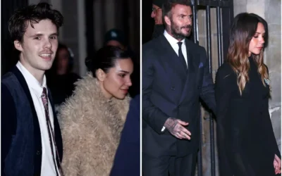La familia Beckham reapareció unida en París tras las acusaciones de Brooklyn