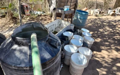 JUMAPAM abastece con pipas a zona alta de La Noria.