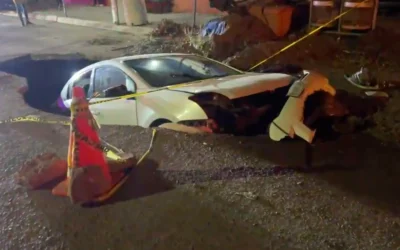 Velocidad y consumo de alcohol, posibles causas del accidente que cobró la vida de un profesor tras caer a un socavón en Guasave