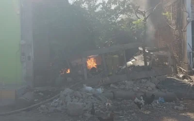 Se quema una casa en la colonia Casa Redonda en Mazatlán.