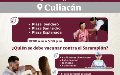 cretaría de Salud habilita más macrocentros de vacunación contra el sarampión.