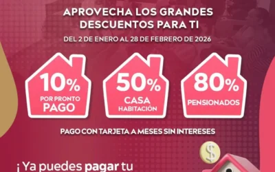 Últimos días para aprovechar descuentos en el pago del Impuesto Predial en Mazatlán.
