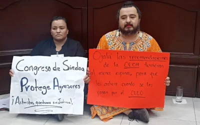 Buscan solución para Dignora Valdez y Ximena Conequis tras manifestación en el Congreso