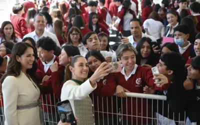 Tienen una presidenta que está con las y los jóvenes : presidenta Claudia Sheinbaum al inaugurar nuevo plantel de bachillerato tecnológico en Leon, Guanajuato, que dará acceso a más de mil estudiantes.