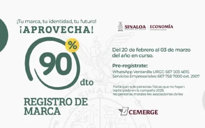 Economía impulsa a emprendedores con 90% de descuento en el Registro de Marca.