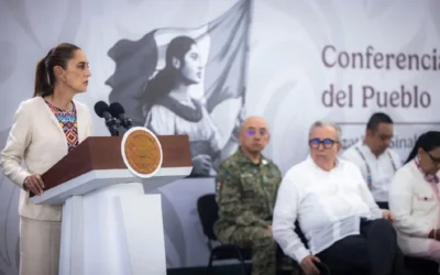 Homicidios dolosos han disminuido un 50 por ciento en Sinaloa, informa la presidenta Claudia Sheinbaum.