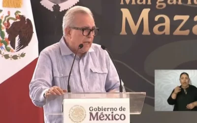 Agradece el gobernador Rubén Rocha a la presidenta Claudia Sheinbaum el respaldo para enfrentar los problemas de seguridad.