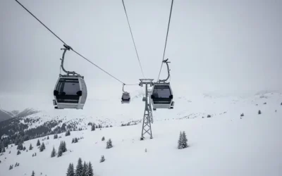 Más de 60 personas fueron rescatadas de una telecabina en una estación de esquí de Nueva York tras una falla