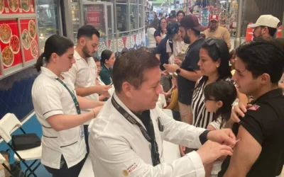 Más de 9 mil 800 personas se vacunaron en macrocentros de Culiacán y Mazatlán contra sarampión: Prevención y Promoción de la Salud