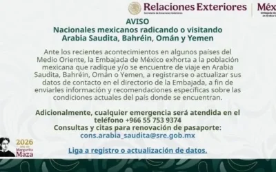 Sinaloa trabaja con la SRE para atender a Sinaloenses que quedaron atrapados en Medio Oriente.