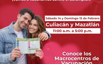 Estos son los macrocentros de vacunación contra el Sarampión que se instalarán este fin de semana.
