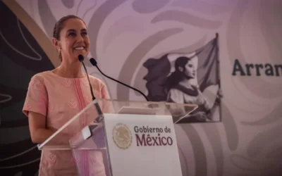 Claudia Sheinbaum encabeza arranque de obra del nuevo Hospital de Especialidades del IMSS en Culiacán.