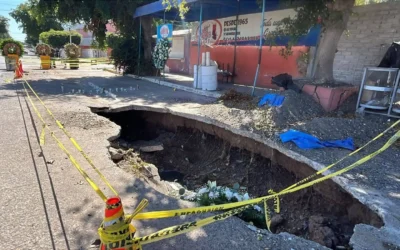 De inmediato iniciará la reparación del socavón en la calle Juan Carrasco de Guasave; donde perdió la vida un profesor del Ciidir