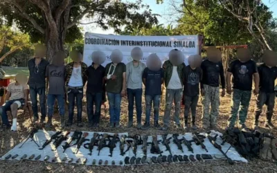 14 civiles detenidos y el aseguramiento de armas, explosivos improvisados, granadas, municiones y vehículos fueron el resultado de un operativo aeromóvil y terrestre del Grupo Interinstitucional en el municipio de San Ignacio.