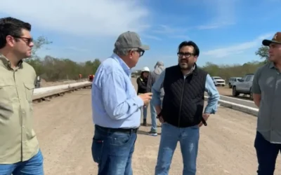 Rocha y Juan de Dios Gámez supervisan obras estratégicas que transforman la movilidad en Culiacán