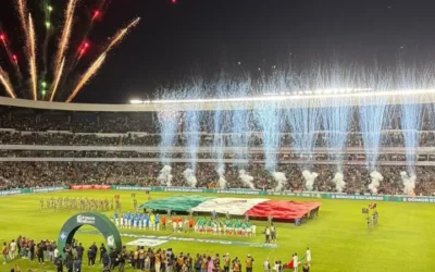 Realizan emotivo homenaje a las fuerzas armadas en el partido México vs. Islandia