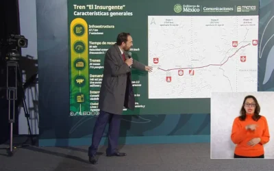 SICT presenta las características del tren interurbano México-Toluca, el «Insurgente»