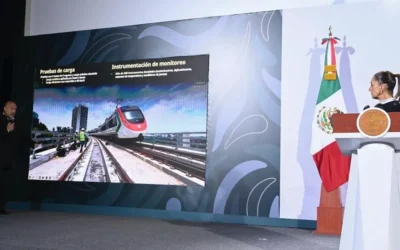 Sheinbaum inaugura el Tren Interurbano México-Toluca “El Insurgente”, con una inversión aproximada de 100 mil mdp