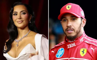 Exponen conversación privada entre Kim Kardashian y Lewis Hamilton durante el Super Bowl