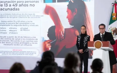 Presentan estrategia nacional contra el sarampión y plataforma para ubicar puntos de vacunación