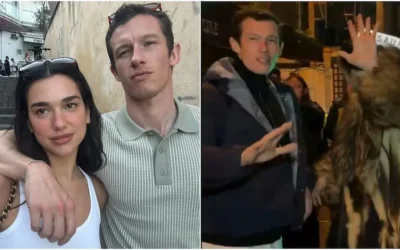 Dua Lipa y Callum Turner enfrentan a paparazzi en una tensa noche parisina