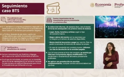 Profeco: avances en caso BTS y alista lineamientos para regular conciertos