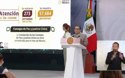 Rosa Icela Rodríguez destaca más de 3 mil sesiones de Mesas de Paz en Guanajuato