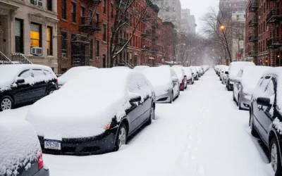 Nueva York restringió la circulación no esencial por una tormenta invernal que amenaza con convertirse en “ciclón bomba”