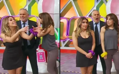 “¡Golpe bajo!”: Arath sufre accidente en vivo en Hoy